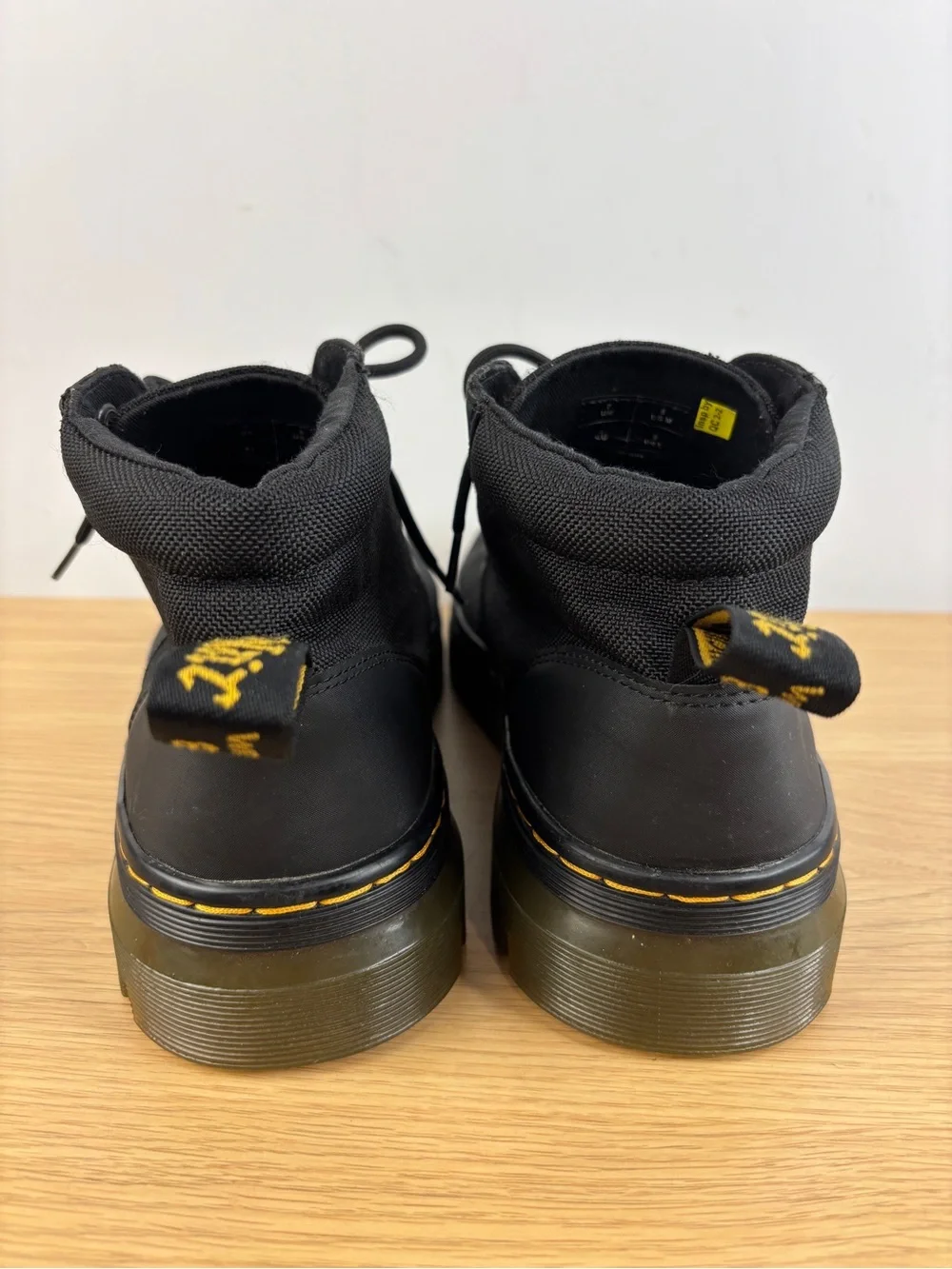 Dr. Martens Black Bonny Chukka Boot Extra Tough Poly Fabric Mens 8 Woman’s 9